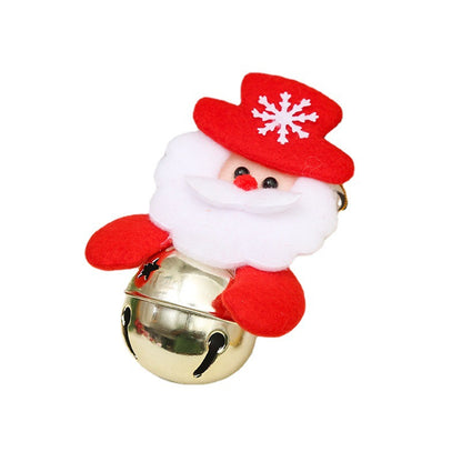 Festliche Weihnachtsglocke mit Santa-Motiv Brehn