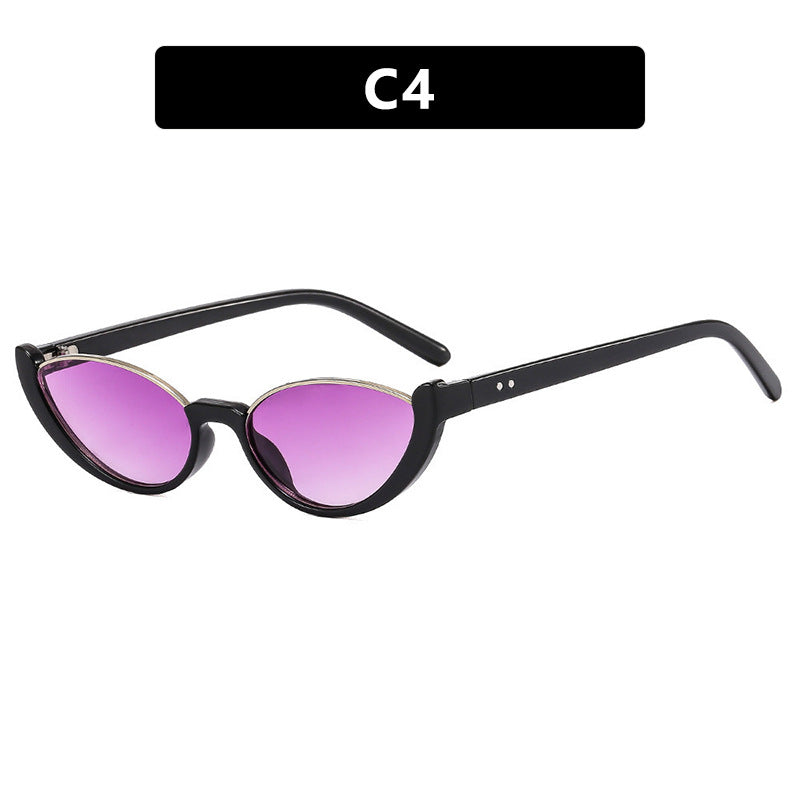 Damen Cat-Eye Sonnenbrille mit verspiegelten Gläsern und elegantem Rahmen Brehn
