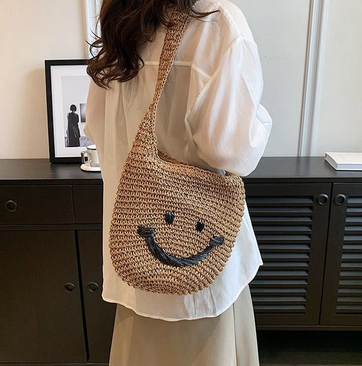 Handtasche mit Lächelndem Motiv Brehn
