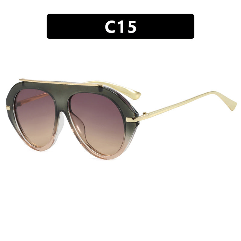 Damen Sonnenbrille im eleganten Hexagon-Design Brehn