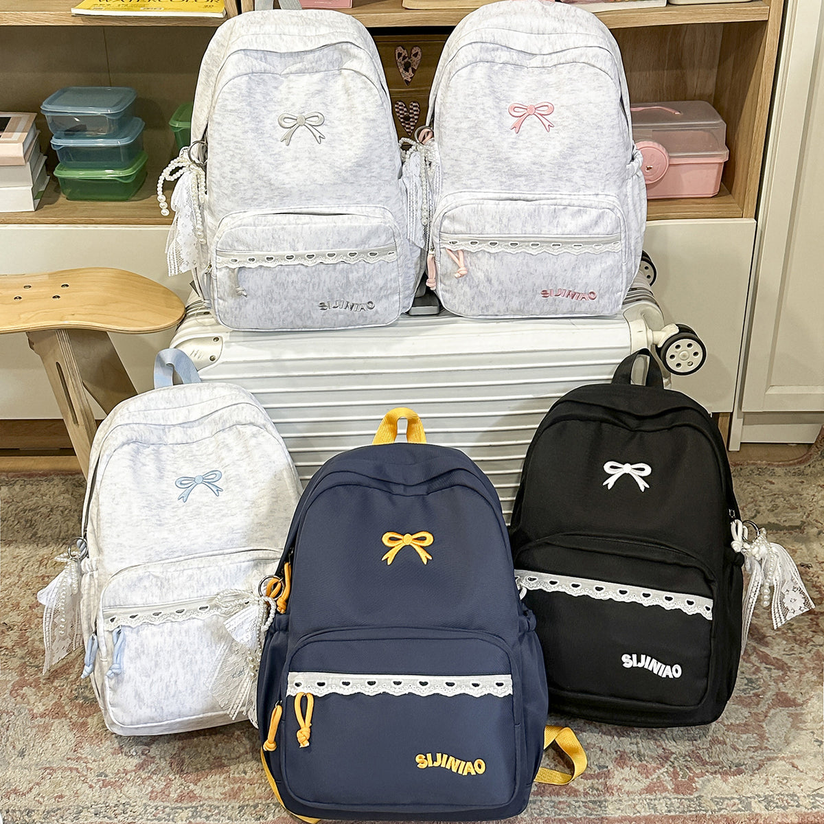 Stilvoller Verzierter Rucksack Brehn