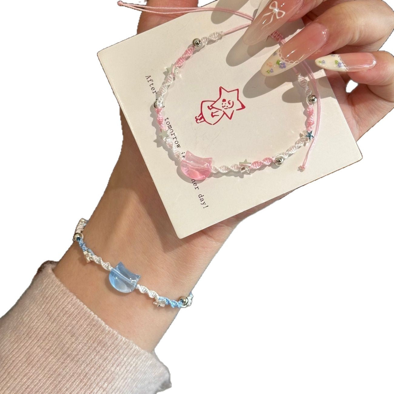 Verstellbares Katzen-Themen Charm-Armband Brehn