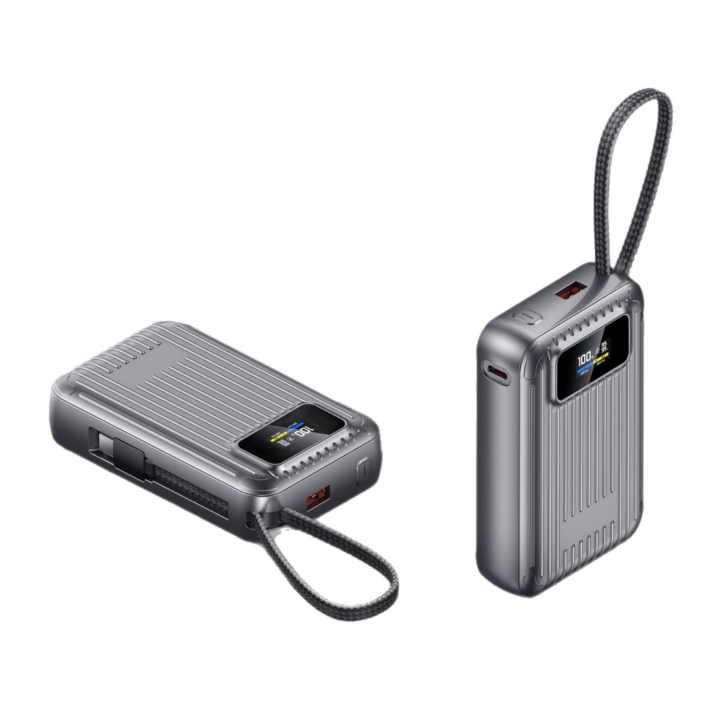 Kompakte Powerbank mit Intelligenter Lcd-Anzeige und Schneller Ladefunktion Brehn