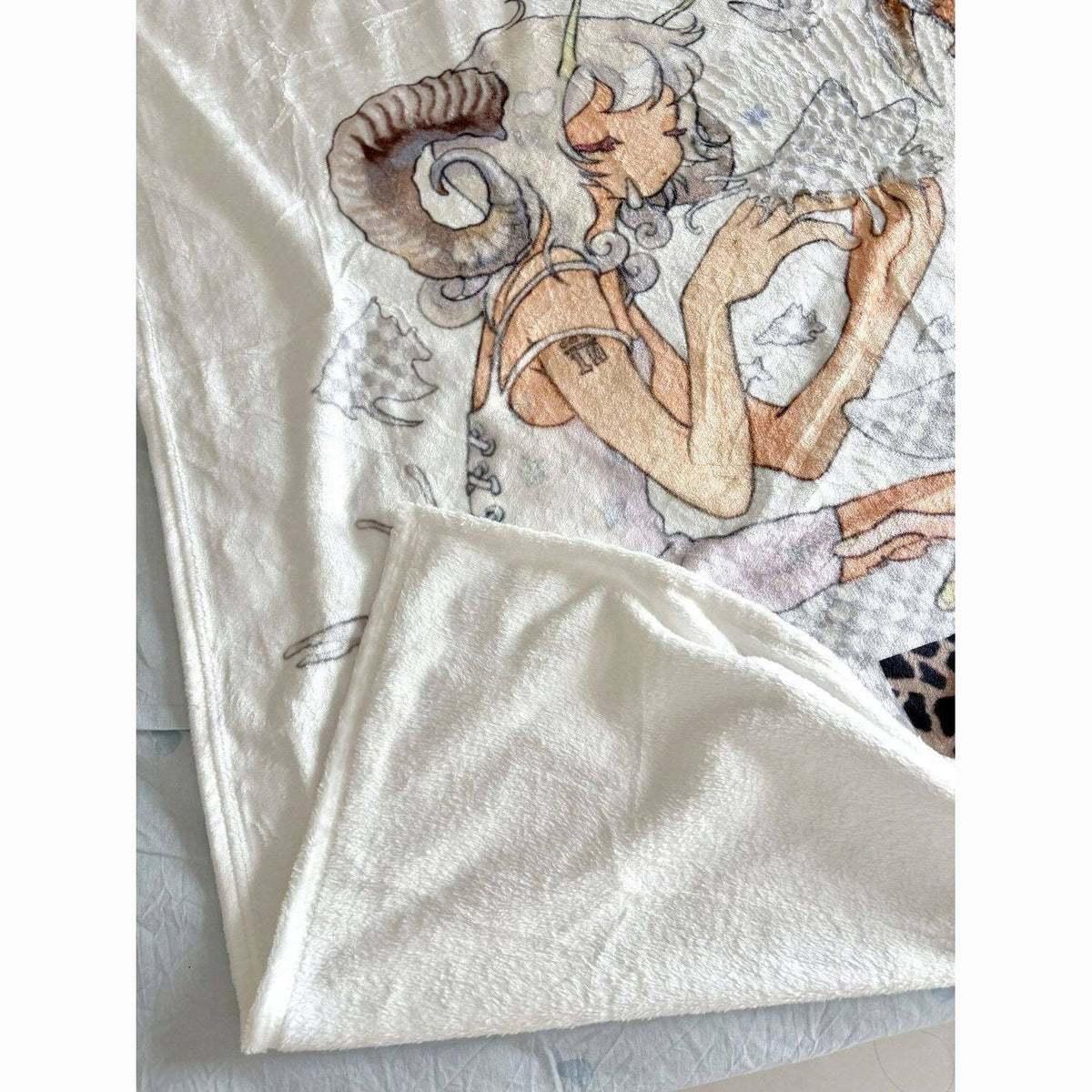 Premium Cartoon-Themen Fleece-Wurfdecke