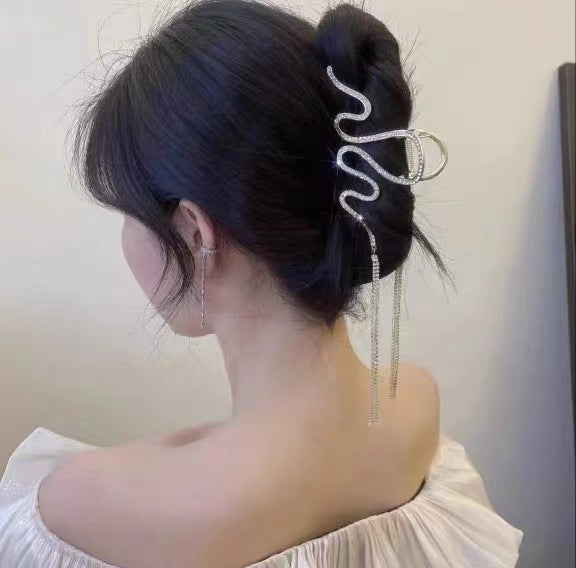 Künstlerischer Schlangen-Design-Haarclip Brehn