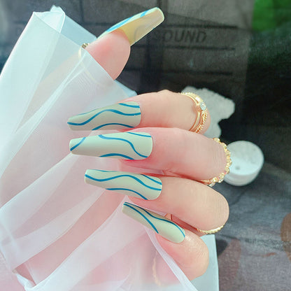 Künstlerische Lange Nageldesigns