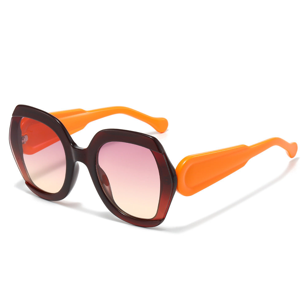 Modebewusste Übergroße Sonnenbrille Brehn