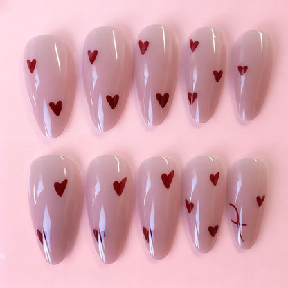 Heart-Attended Gel-Nagelverstärkungen Brehn