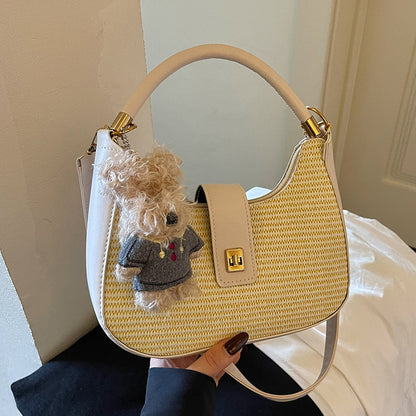 Gewebte Schultertasche