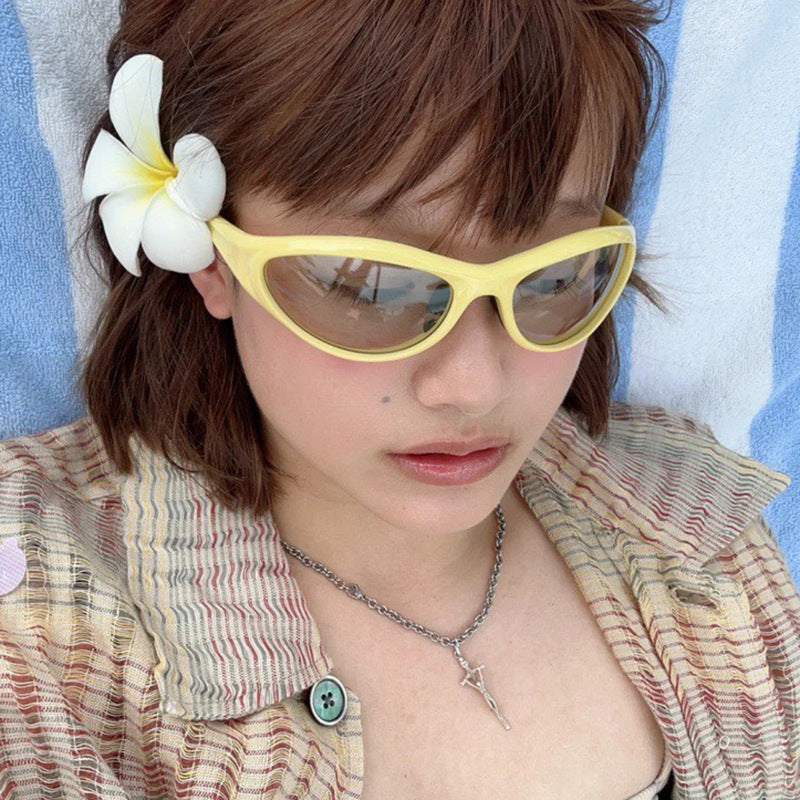 Damen sportliche Sonnenbrille mit polarisierenden Gläsern und ergonomischem Design Brehn