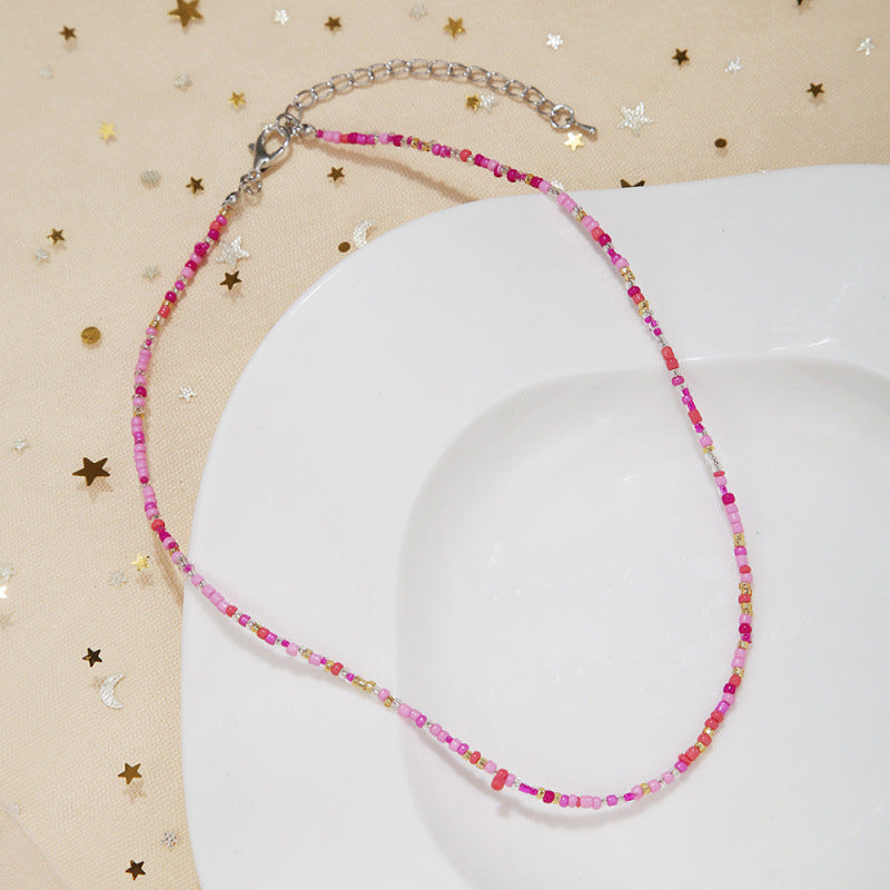 Handgefertigtes Perlen Choker Halsband Brehn