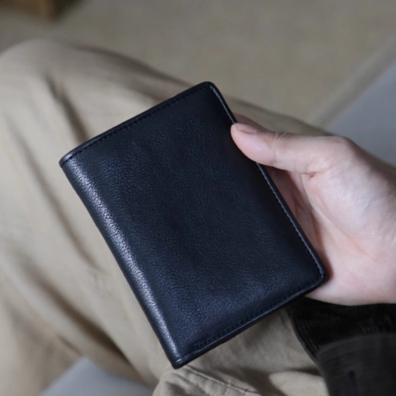Premium strukturiertes Leder Kartenetui Brehn
