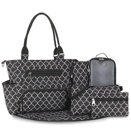 Stilvolle Wickeltasche-Set Brehn