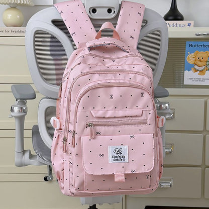 Verspielter Mehrfach-Taschen Rucksack