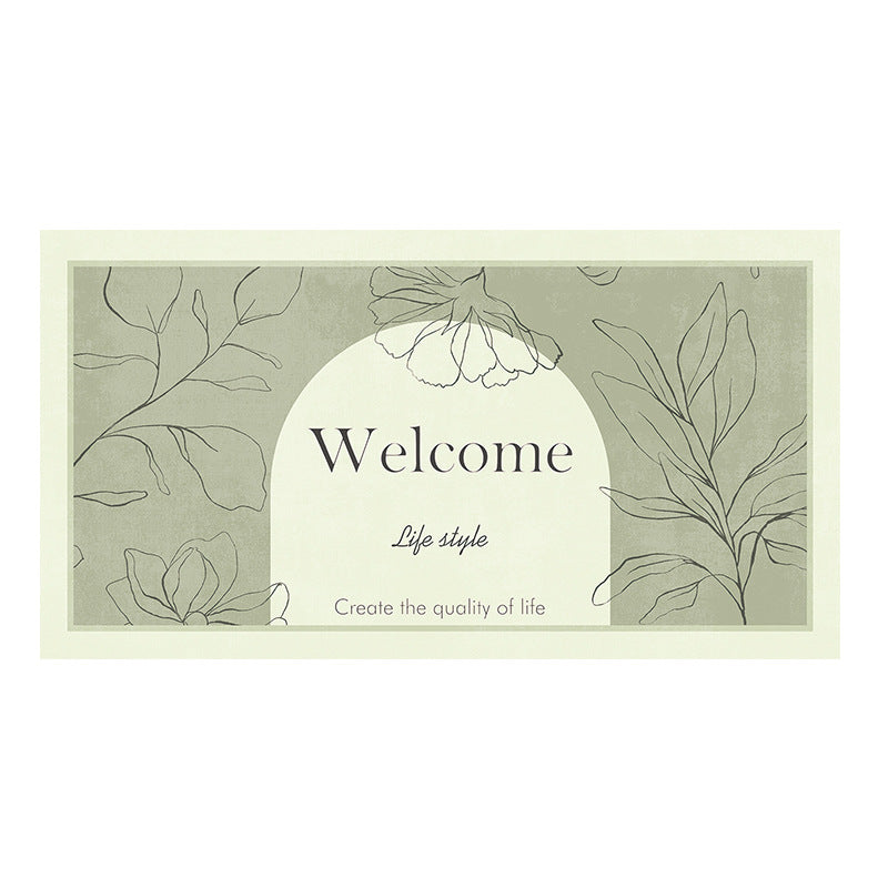 Blumenmuster dekorative Fensterbankmatte Brehn