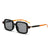 Damen modische quadratische Brille mit stilvollen Details Brehn