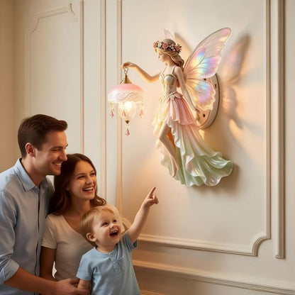Dekorative Feenfigur mit LED-Licht Brehn