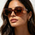 Damen Designer-Sonnenbrille im unverwechselbaren Retro-Stil Brehn