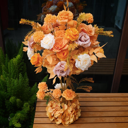 Elegante dekorative florale Mittelstück für Zuhause