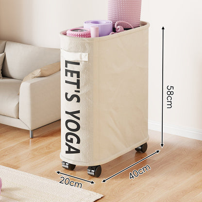 Rollender doppelt compartment Sportgeräte Aufbewahrung Wäschekorb Organizer