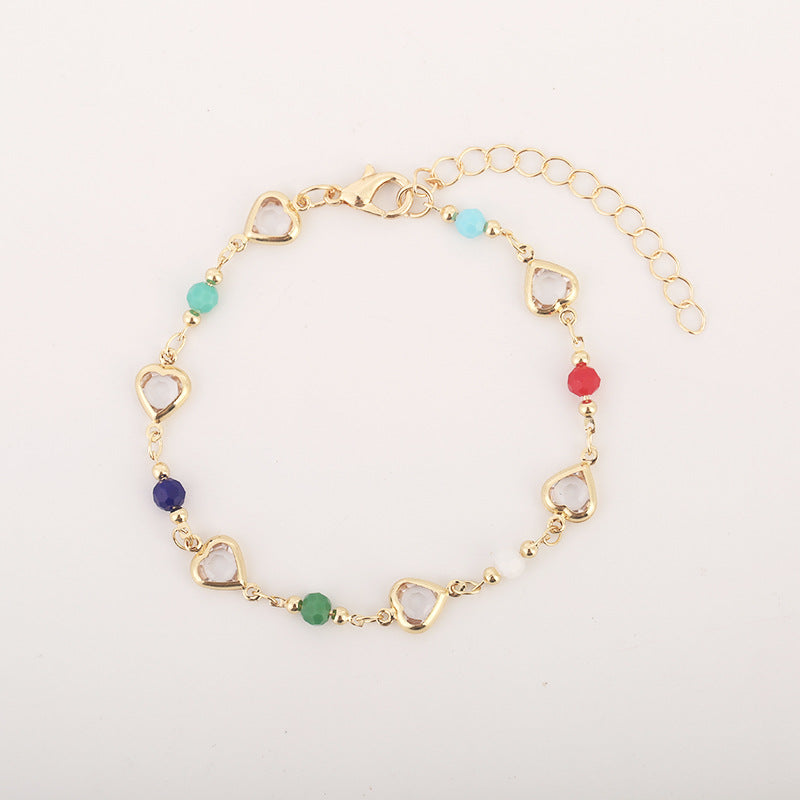 Farbige Edelstein verstellbare Armband Brehn
