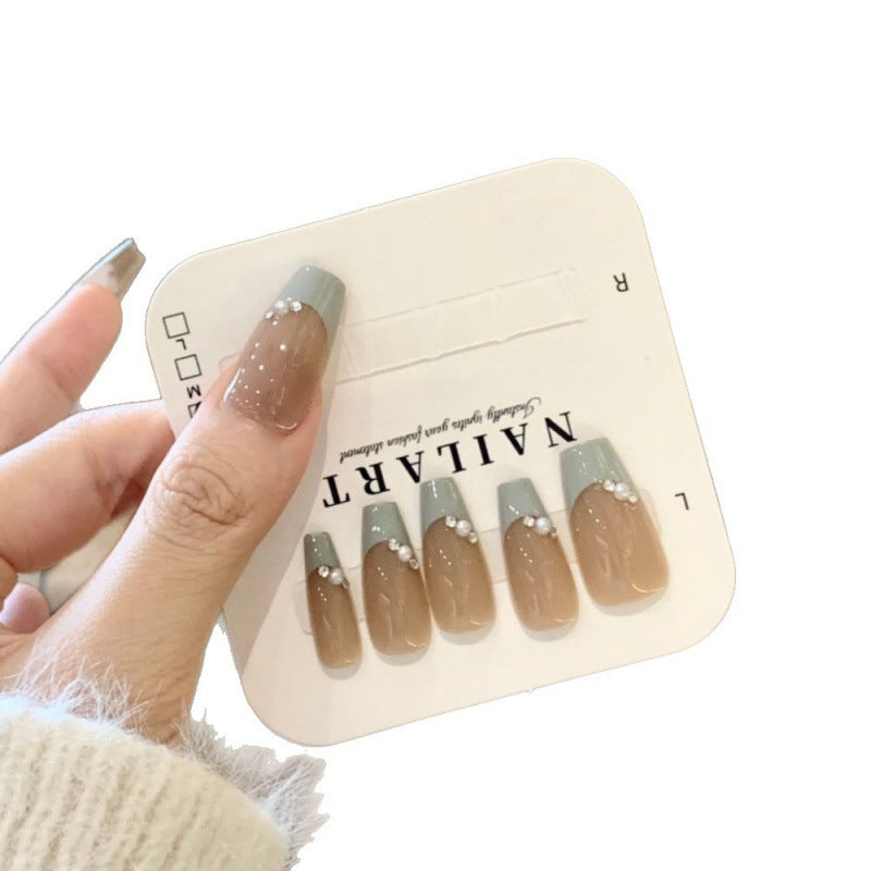 Kunstnägel Set mit Glitzer-Design Brehn