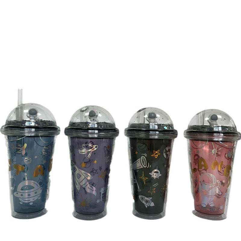 Damen Isolierte Trinkflasche mit kreativem Astronauten-Design Brehn