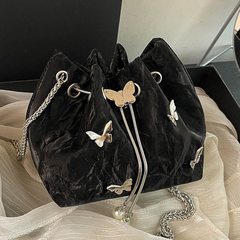 Schmetterling Verzierte Kordelzug-Handtasche