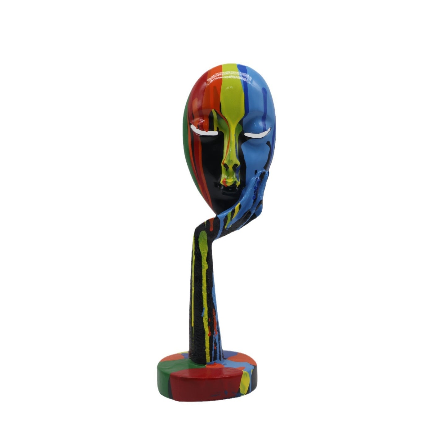 Kunstvolle Dekoration in Gestalt einer nachdenklichen Figur Brehn