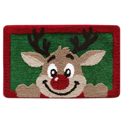 Weihnachtsbaumförmiger Teppich