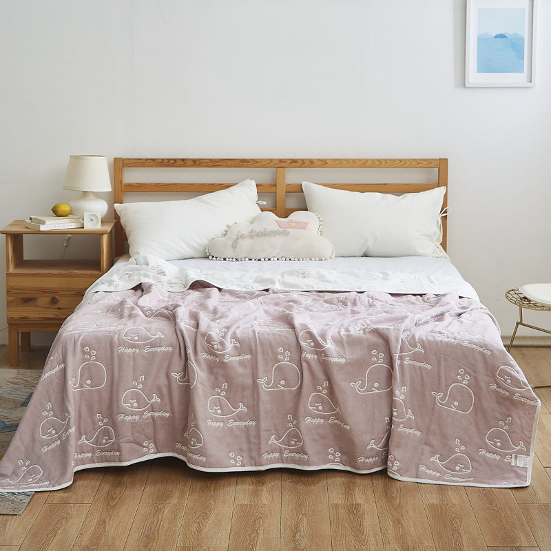 Damen Elegante Decke mit dezentem Blattmotiv Brehn