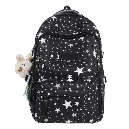 Multi-Compartt Stern-Printed Rucksack Brehn