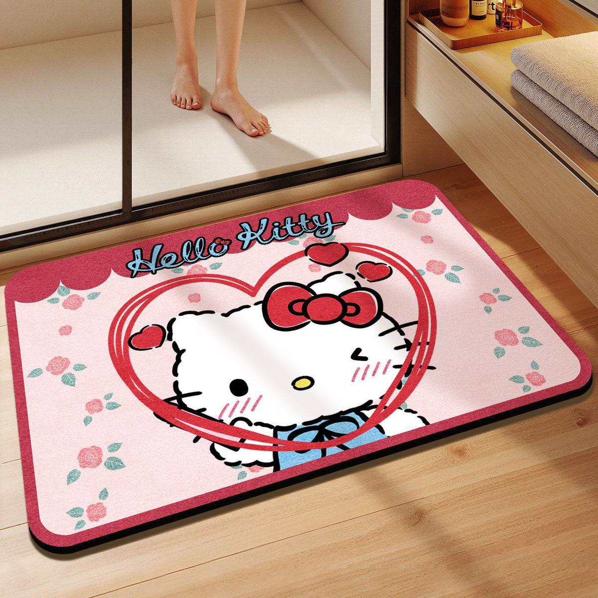 Cartoon-Thema Plush-Badmatte