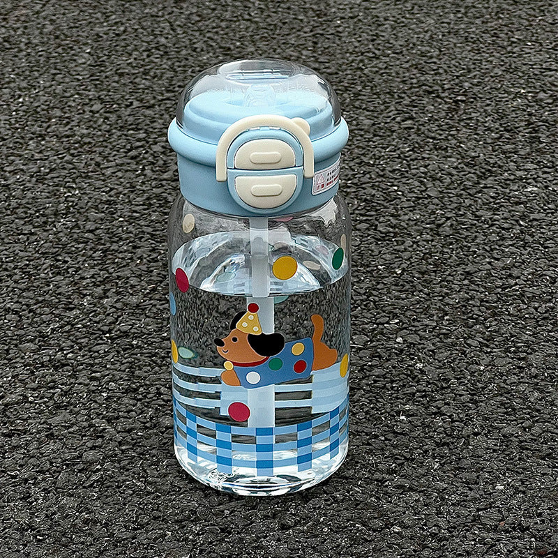 Damen kinderfreundliche Trinkflasche mit lustigem Hundemotiv Brehn