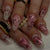 Elegantes Künstlerisches Press-On Nail Set Brehn