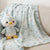 Weiche Fleece-Punkte-Decke