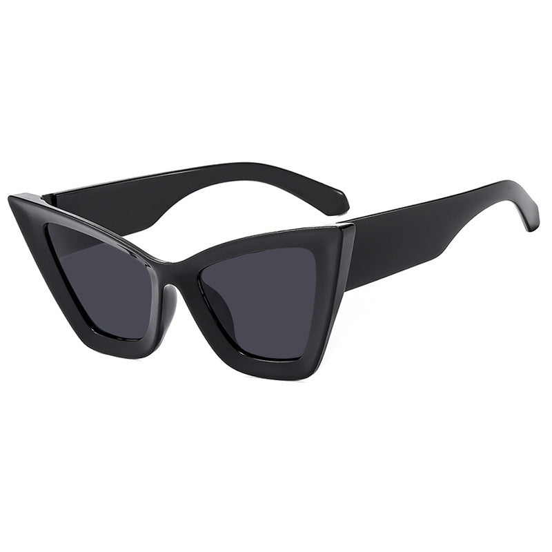 Damen Cat-Eye Sonnenbrille mit einzigartigem Wellenrahmen Brehn