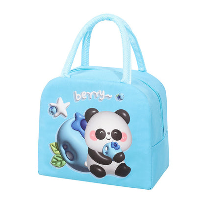 Isolierte Cartoon Lunch Tasche Brehn