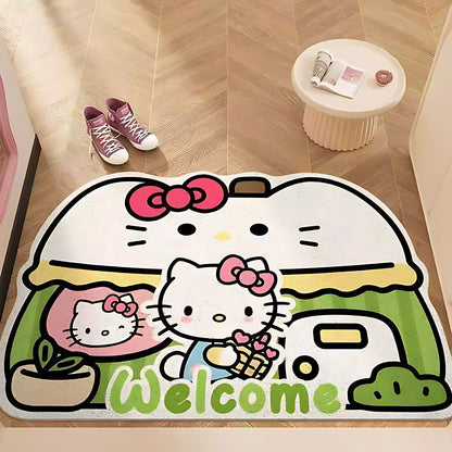Dekorative Cartoon Willkommensmatte für Zuhause