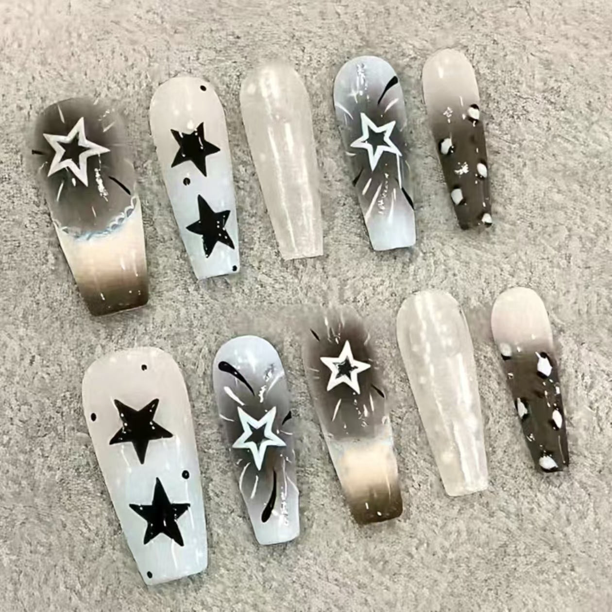 Verspieltes Charakter-Nagelkunst-Design-Kit Brehn