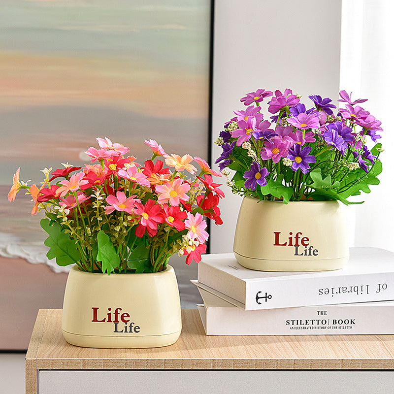 Lebensechter Blumen-Tischmittelstück-Arrangements