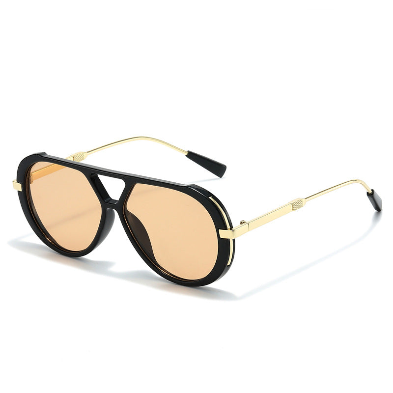 Luxuriöse Retro Übergroße Sonnenbrille Brehn