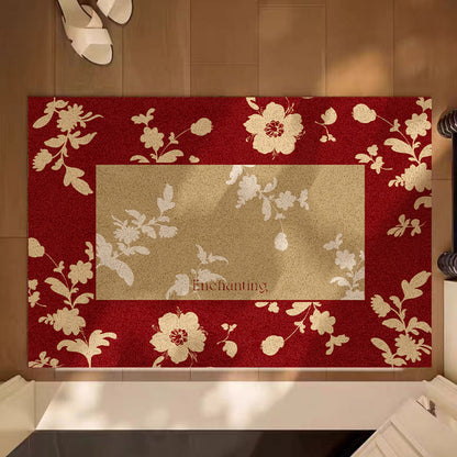 Elegante blumenmuster Eingangsmatte