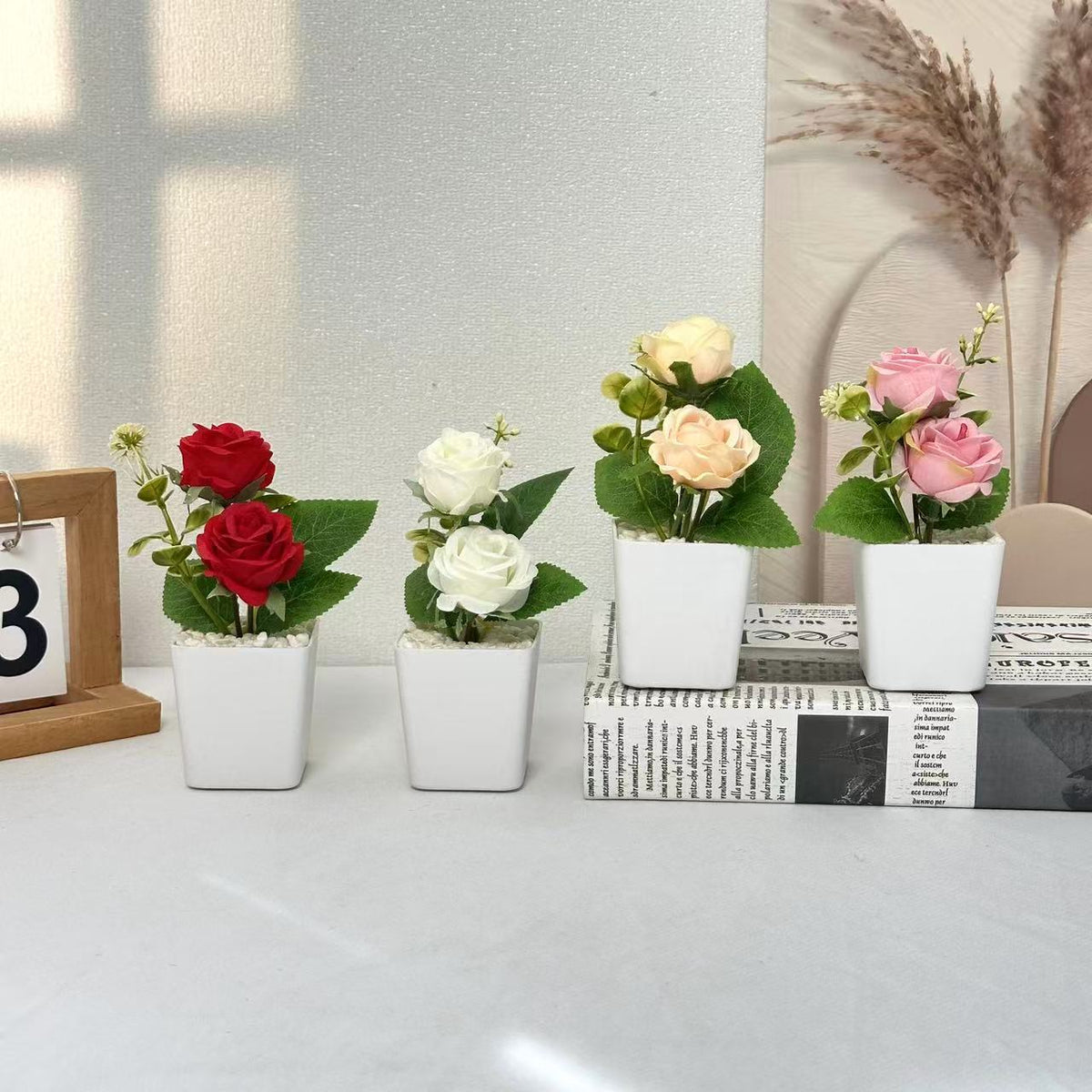Elegante Mini-Rosenanordnung
