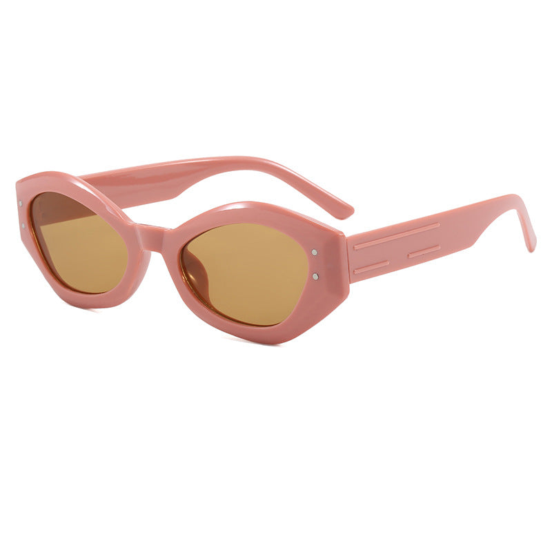 Damen Cat-Eye Sonnenbrille mit modernem Design und breitem Rahmen Brehn