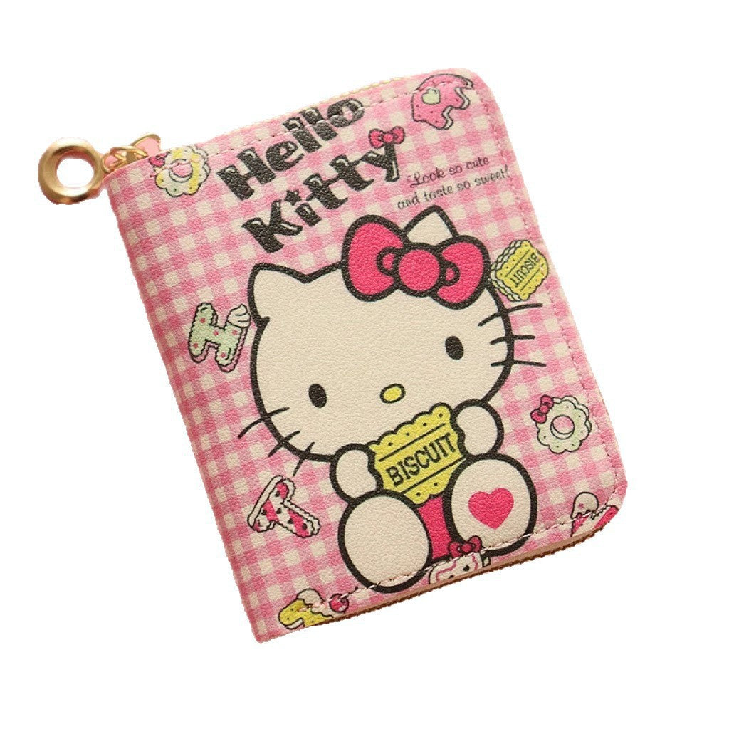 Hello Kitty-Themen-Reißverschluss-Geldbörse Brehn