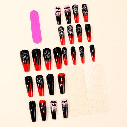 Gothic-Themen Stiletto Nail Art Extensions Brehn