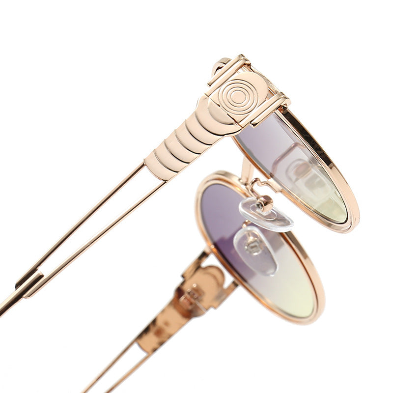 Damen Sonnenbrille mit modischem Metallrahmen und komfortablen Nasenpads Brehn