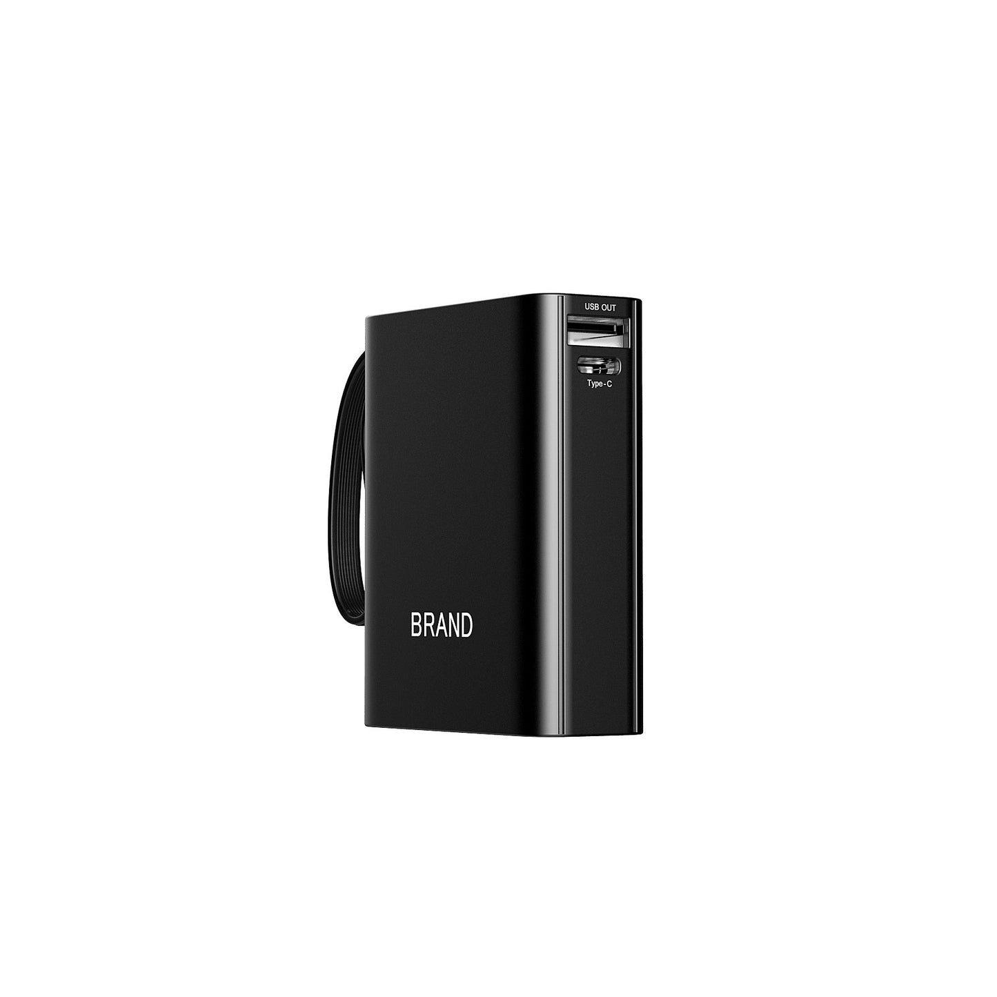 Tragbare Powerbank mit Integriertem Kabelmanagement und Schneller Ladefunktion Brehn