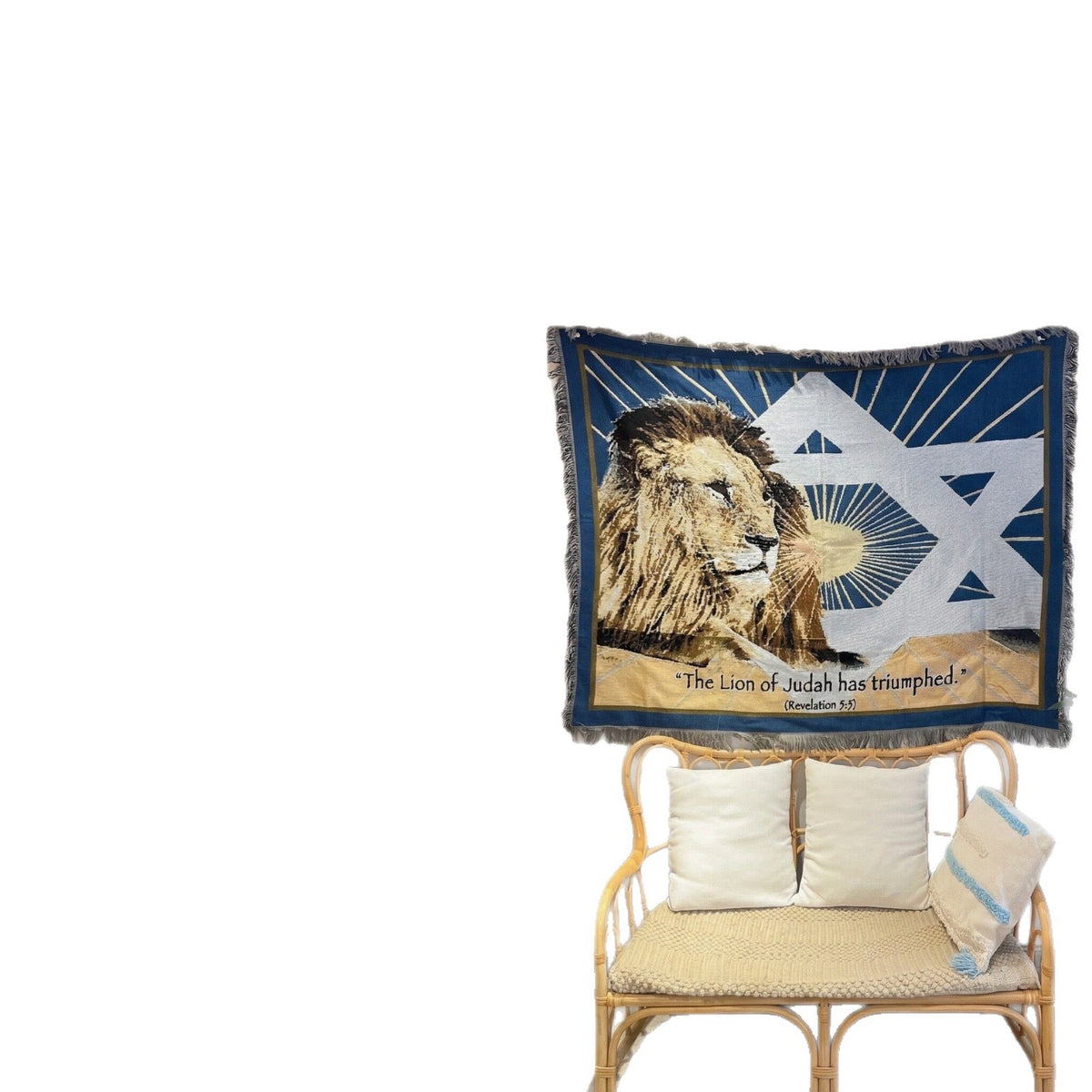 Künstlerischer Davidstern Wandteppich Decke